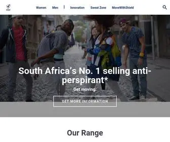 Shield.co.za(Deodorants & Antiperspirants) Screenshot