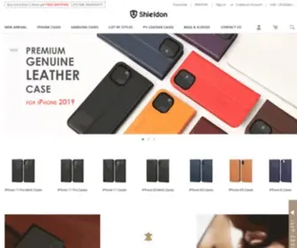 Shieldoncase.com(Shieldon Genuine Leather Wallet Case for iPhone and SAMSUNG smartphone) Screenshot