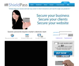 Shieldpass.com(ShieldPass Internet Security) Screenshot
