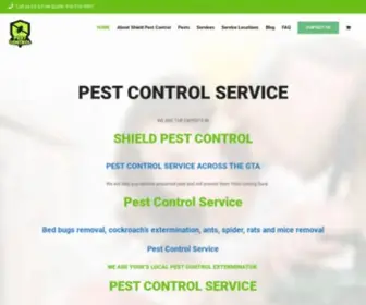 Shieldpestcontrol.ca(Best Pest control) Screenshot