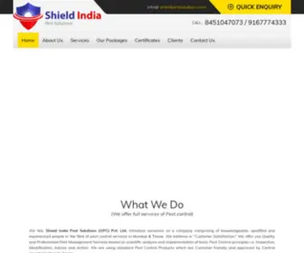 Shieldpestsolutions.com(Shield Pest Control Service Provider in Mumbai ShieldIndia) Screenshot