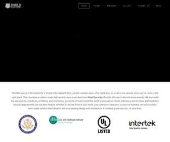 Shieldsecuritydoors.com(Shield Security Doors) Screenshot