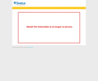 Shieldthevulnerable.com(Shieldthevulnerable) Screenshot