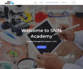 Shifaacademy.com(Science & Technology) Screenshot