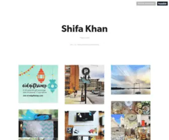 Shifakhan.com(Shifa Khan) Screenshot