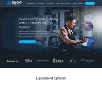 Shift4America.com(Cloud Based POS System For Small Business) Screenshot