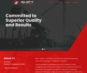 Shiftcontracting.qa(Shift W.L.L) Screenshot