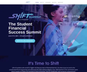 Shifthighered.com(Shift Summit) Screenshot