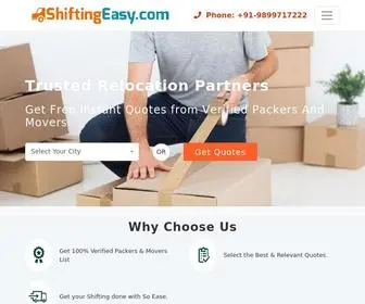 Shiftingeasy.com(Best Packers And Movers In Delhi) Screenshot