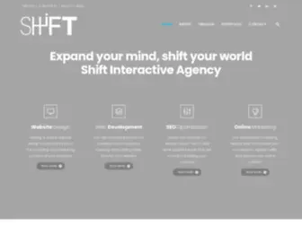 Shiftinteractive.ca(An award) Screenshot