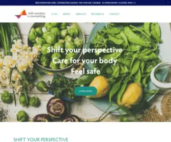 Shiftnutrition.ca(Shift Nutrition & Counselling) Screenshot