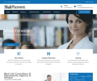 Shiftplacements.com(Job Consultancy) Screenshot