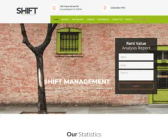 Shiftpropertymanagement.com(Grand Rapids Property Management) Screenshot