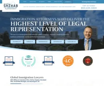Shihabimmigrationfirm.com(Shihab & Associates) Screenshot