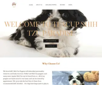 Shihtzubliss.com(Shih Tzu Puppies For Sale Cheap) Screenshot