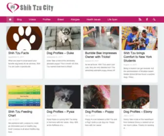 Shihtzucity.com(Shih Tzu City) Screenshot