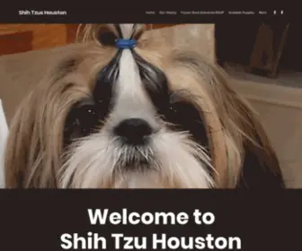 Shihtzuhouston.com(Shih Tzus Houston) Screenshot