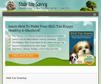 Shihtzusavvy.com(Shih Tzu Savvy) Screenshot