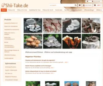 Shii-Take.de(Shiitake-Shop) Screenshot