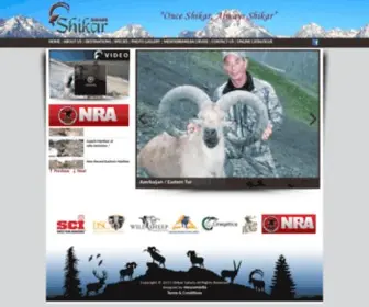 Shikarsafaris.com(Shikar Safaris) Screenshot