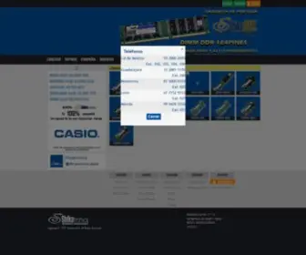 Shikatronics.com.mx(Proveedor de Memoria para Equipo de Computo) Screenshot