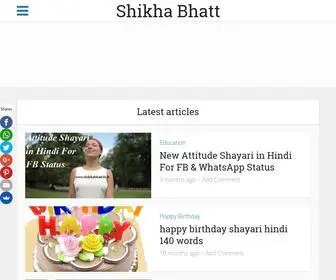 Shikhabhatt.info(Home Home) Screenshot