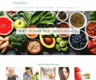 Shikhadiet.com(Shikha Diet) Screenshot