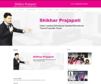 Shikharprajapati.com(Shikhar Prajapati) Screenshot