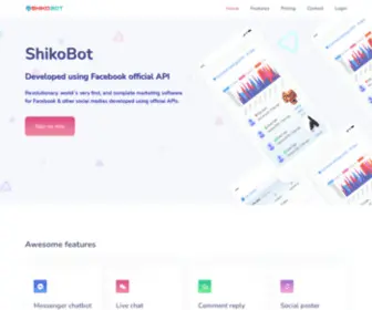 Shikobot.com(All-in-one Digital Marketing Platform) Screenshot