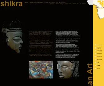 Shikra.de(Galerie Afrikanische Kunst) Screenshot