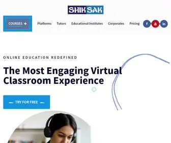 Shiksak.com(Online Learning Platform) Screenshot