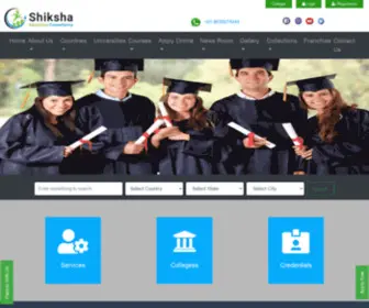 Shikshaeducationconsultancy.com(Shiksha Education Consultancy) Screenshot