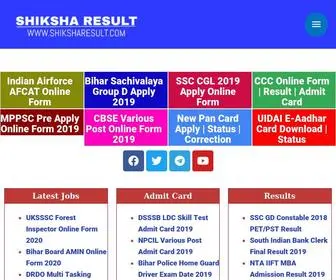 Shiksharesult.com(Shiksha Result) Screenshot