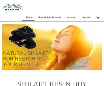 Shilajitbuy.com(Buy Natural Shilajit) Screenshot