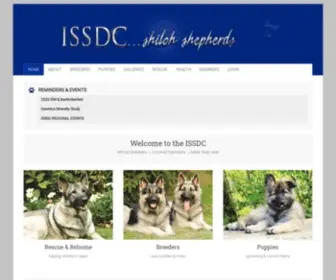 Shilohs.org(International Shiloh Shepherd Dog Club) Screenshot