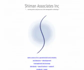 Shiman.com(Shiman Associates Inc) Screenshot