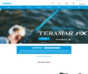 Shimanofishing.com(Shimano Fishing North America) Screenshot