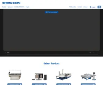 Shimaseiki.com(SHIMA SEIKI) Screenshot