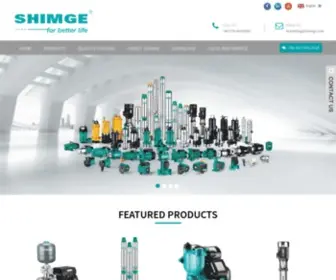 ShimGepump.com(Shimge Pump Industry Group Co) Screenshot