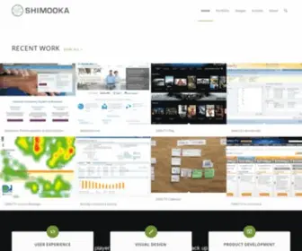 Shimooka.com(User Experience Design and Product Development) Screenshot