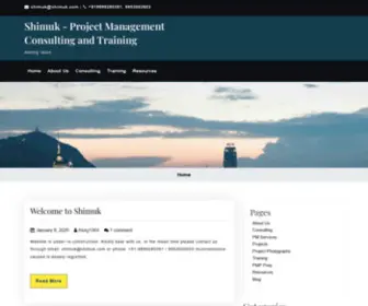 Shimuk.com(Project Management Consulting and Training) Screenshot