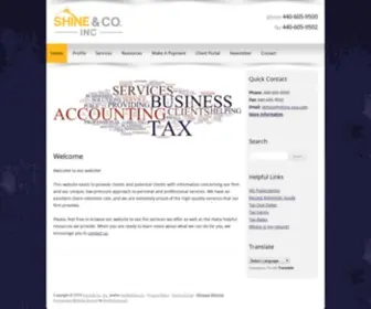 Shine-Cpa.com(Shine & Co) Screenshot