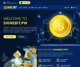 Shinebit.pw(shinebit) Screenshot