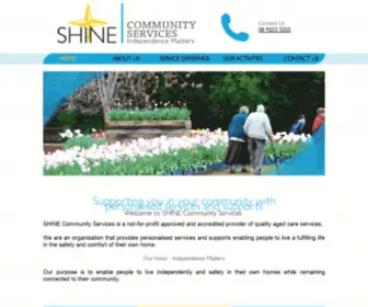 Shinecs.com.au(SHINE Community Services) Screenshot