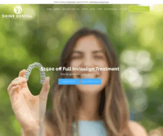 Shinedental.net(Now providing Telehealth visits) Screenshot