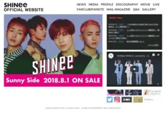 Shinee.jp(SHINee（シャイニー）) Screenshot