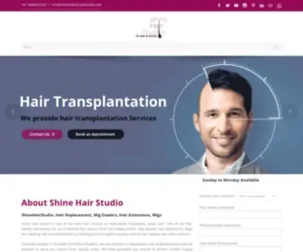 Shinehairstudioindia.com(Shine Hair Studio) Screenshot