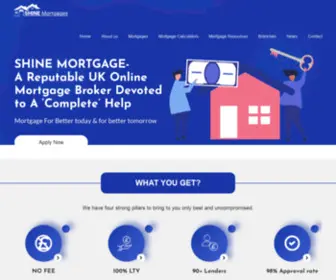 Shinemortgages.co.uk(Shine Mortgages) Screenshot