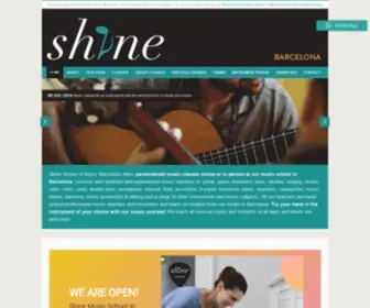 Shinemusicschool.es(Shine School of Music) Screenshot