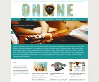 Shinemusicschoolonline.com(Shine School of Music) Screenshot